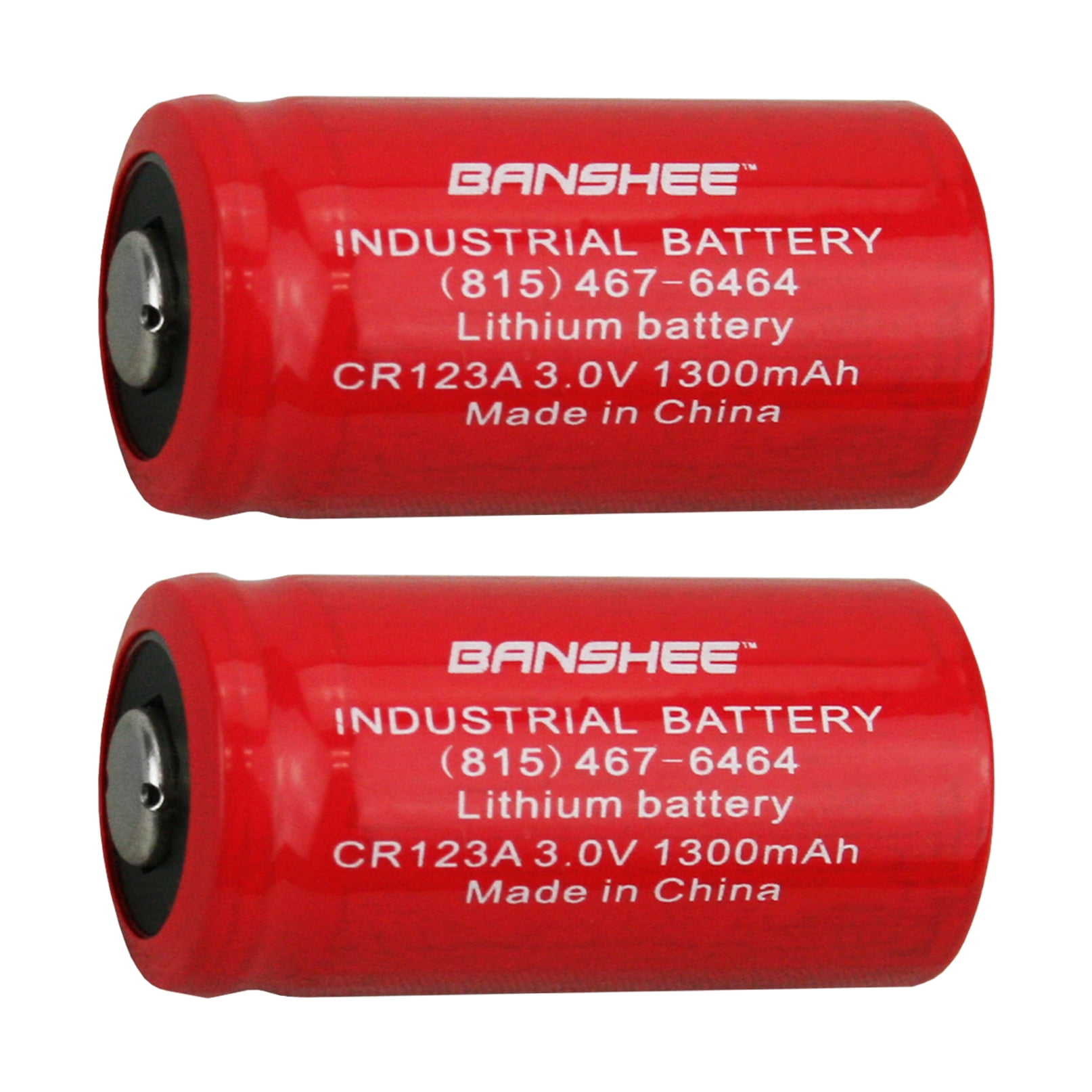 Banshee Replaces CR123A CR123A SF123A 3 Volt Lithium Battery for Fenix