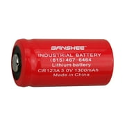 Banshee Replaces Lithium Photo CR123A CR123 CR 123A 123 battery - INDUSTRIAL TYPE