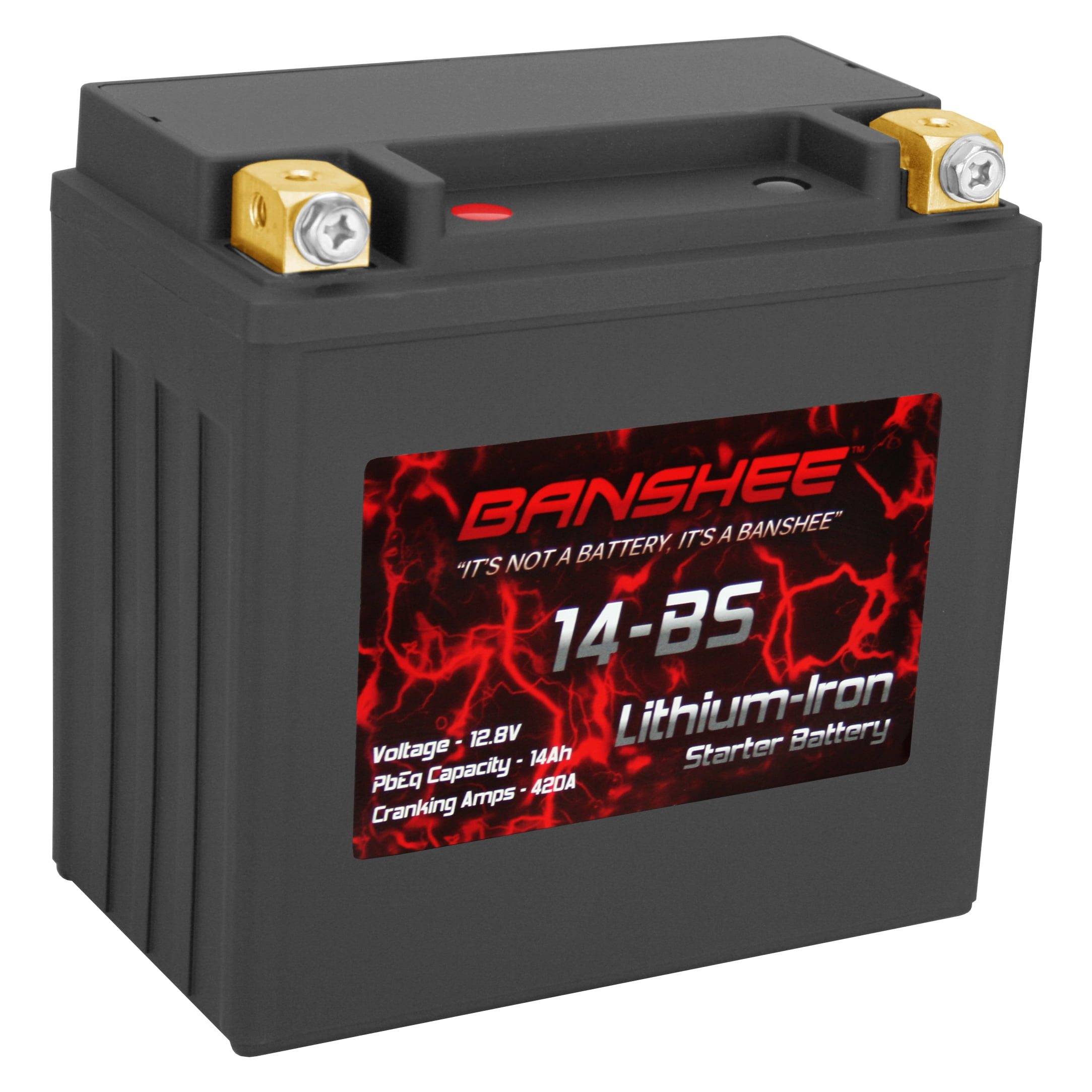 Banshee YTX14-BS LiFePO Battery  12V 420CA Ultra-Light, High-Performance, Maintenance-Free  Compatible with BMW K1300S