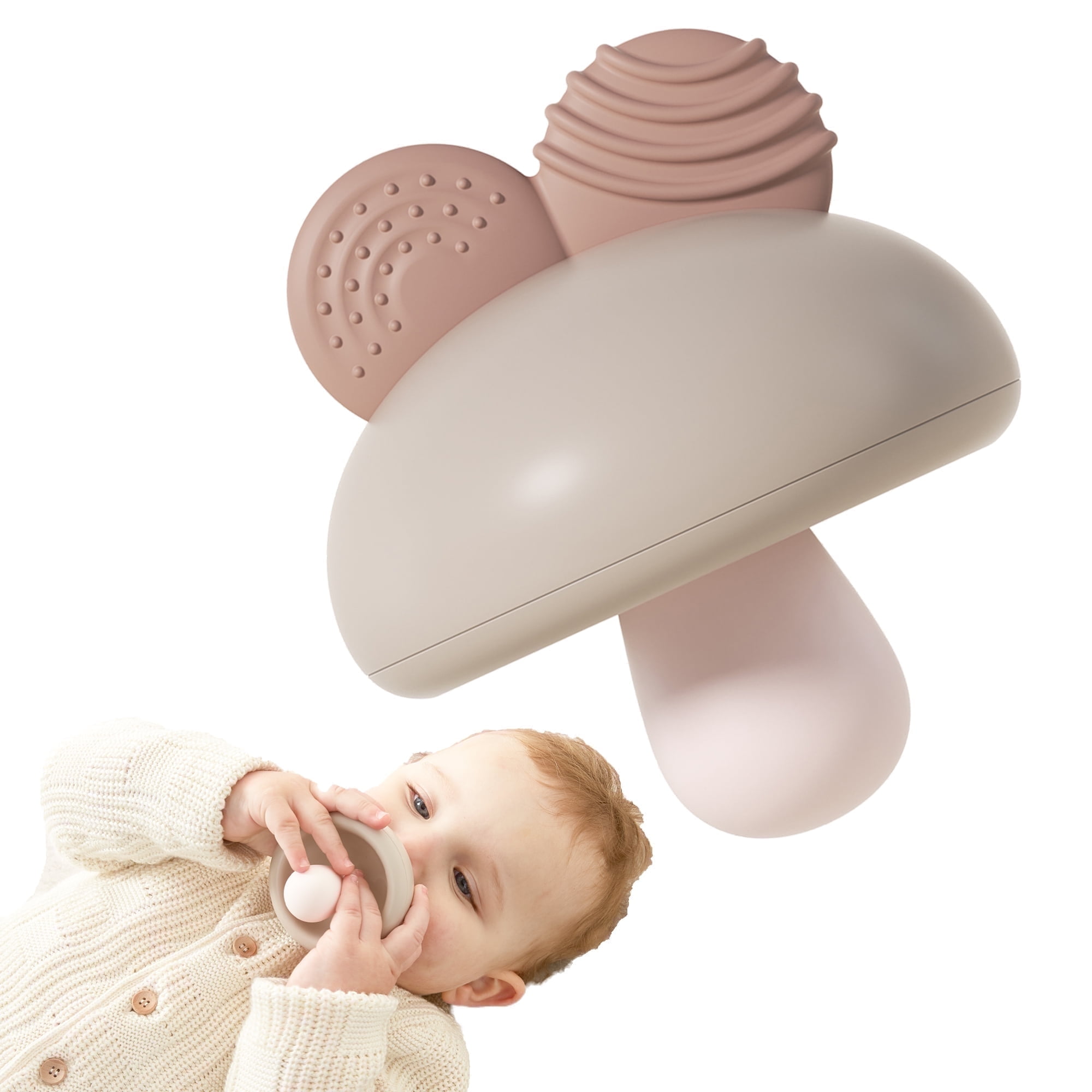 Toy Message BanshiLi Baby Teethers Rattle Toy Massage Gums for Toddlers 0-3 Months ...