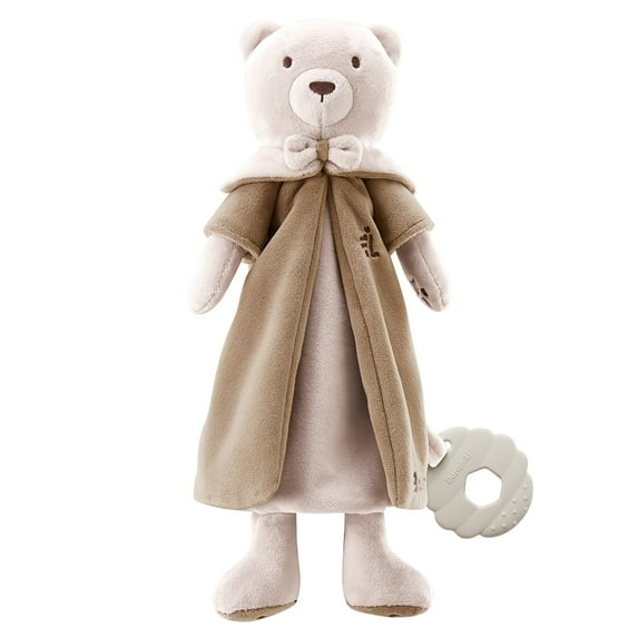 Banshili Lovey Blanket for Babies,Soft Security Blanket,Baby Snuggle Toy,Newborn Stuffed Stuffed Animals Baby Gifts for Boys and Girls,12 Inch Bear