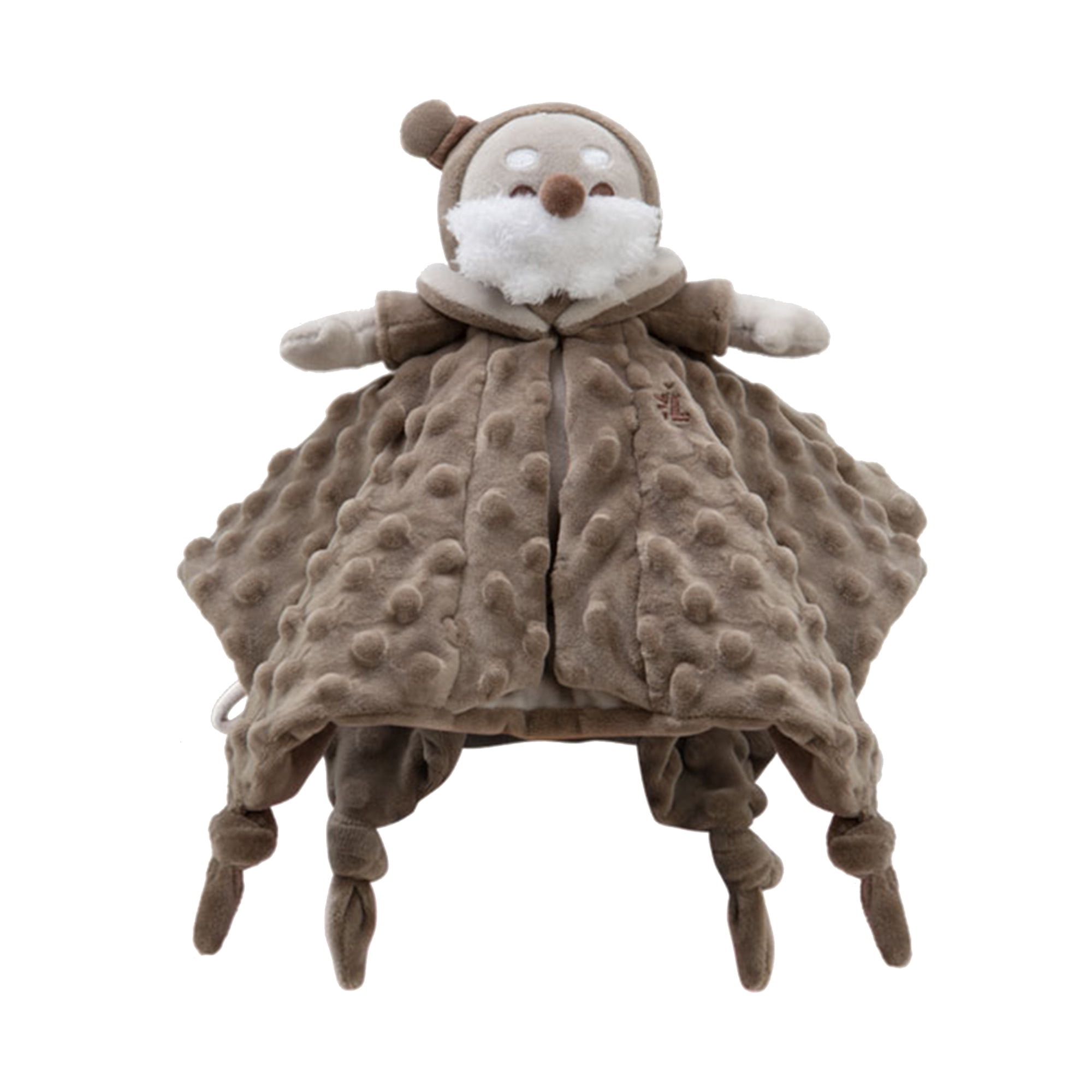 Banshili Surprise Master Baby Security Blanket Sleeping Doll Toy, Brown