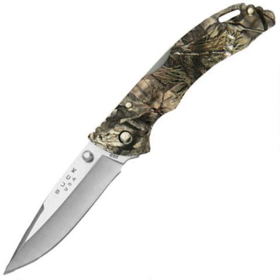 Buck Knives 285 Bantam BLW Folding EDC Knife, 3-1/8” Pocket Knife Blade, Mossy Oak Country Camo, 2.4 oz
