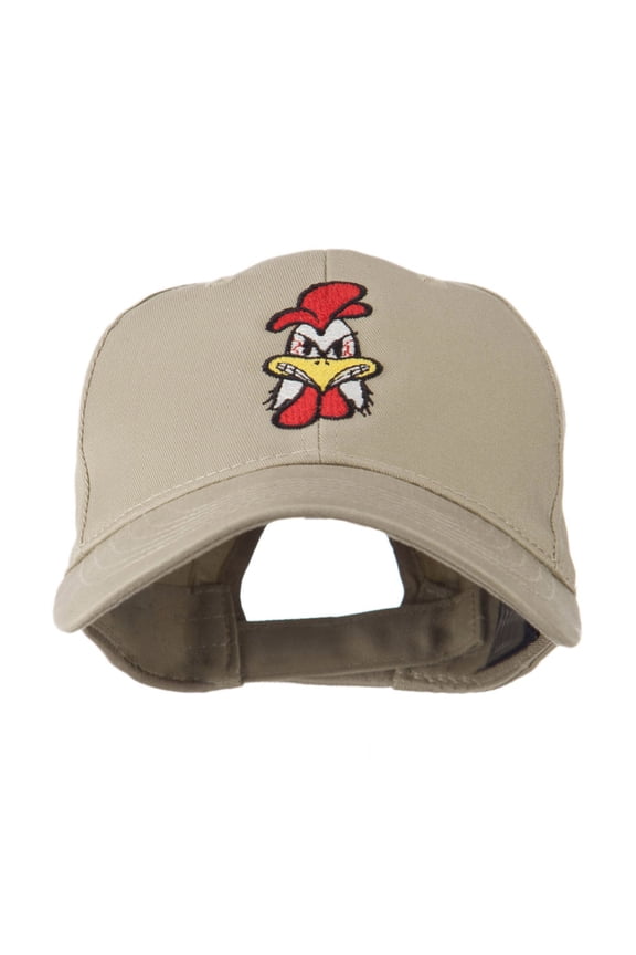 Bantam Mascot Embroidered Cap - Khaki OSFM