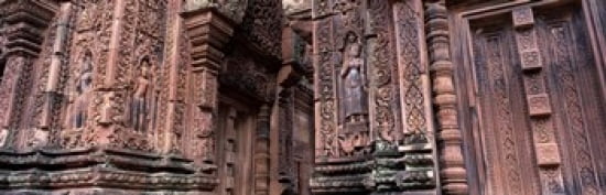 Bantreay Srei nr Siem Reap Cambodia Canvas Art - Panoramic Images (36 x 12)