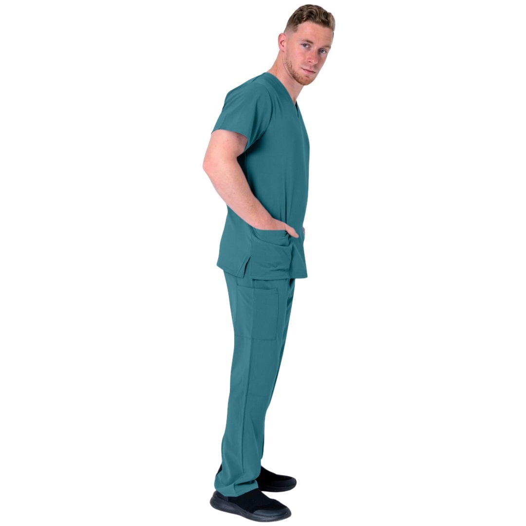 Banu Unisex Scrubs Set - 7 Pocket Medical Scrubs for Women and Men | Nurse Scrub Sets for Women and Men