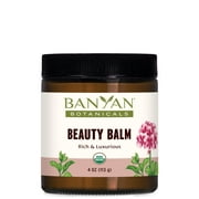 Banyan Botanicals Beauty Balm - USDA Certified Organic, 4 oz - Shatavari & Rose Geranium to Moisturize & Soften Skin