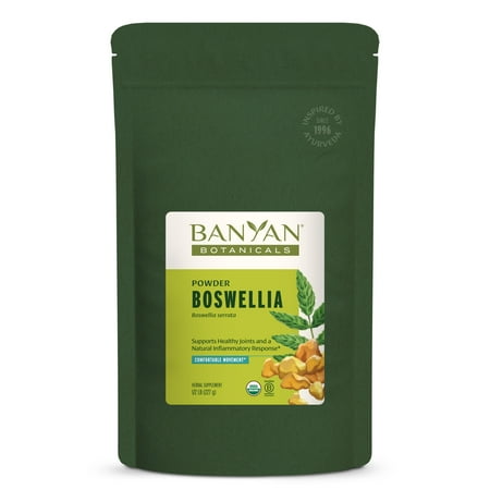 Banyan Botanicals Boswellia Powder – Organic Frankincense Resin (Boswellia Serrata) – Traditional Ayurvedic Joint Health Supplement* – 1/2 lb. – Non-GMO Sustainably Sourced Vegan