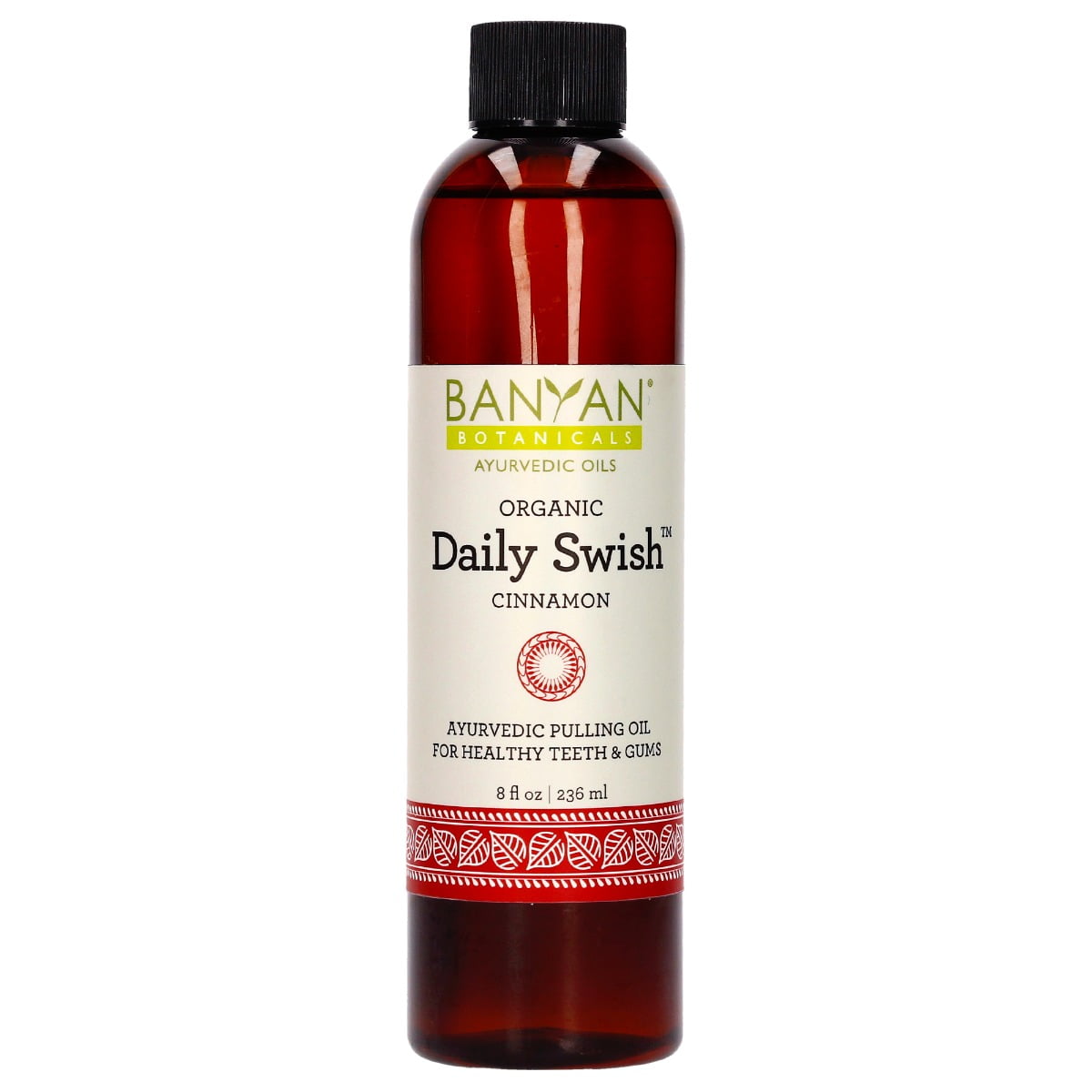 Banyan Botanicals Daily Swish Cinnamon Organic Ayurvedic Oil Pulling