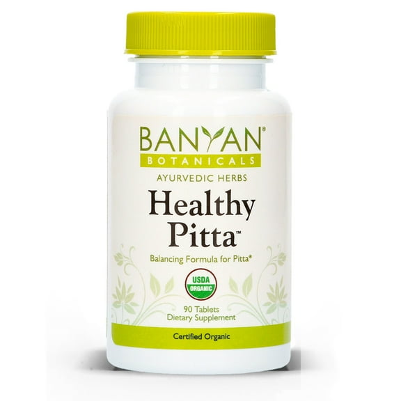 Banyan Botanicals Healthy Pitta™ tablets (bottle)