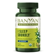 Banyan Botanicals I Sleep Soundly   Organic Herbal Sleep Supplement with Ashwagandha & Chamomile   90 Tablets   Non-GMO Sustainably Sourced Vegan