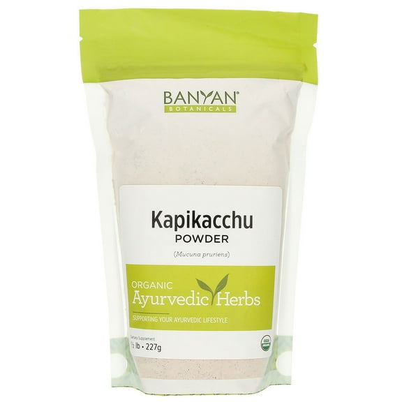 Banyan Botanicals Kapikacchu Mucuna Pruriens – Organic Herbal Powder – Energizing, Supports Healthy Nervous & Reproductive Systems* – Natural Source of L-Dopa – 1/2lb. – Non-GMO Sustainably Sourced Ve