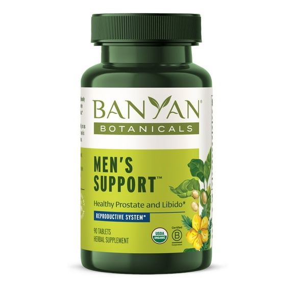 Banyan Botanicals Men’s Support Tablets – With Organic Gokshura (Tribulus Terrestris), Mucuna & Ashwagandha Root to Support Reproductive Health*  – 90 Tablets – Non GMO Sustainably Sourced Vegan