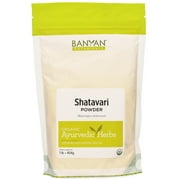Banyan Botanicals Organic Shatavari Powder – Asparagus racemosus – Ayurvedic Herb for Vata & Pitta, Balanced Female Hormones, Energy, Vitality & More* – 1lb. – Non-GMO Sustainably Sourced Vegan