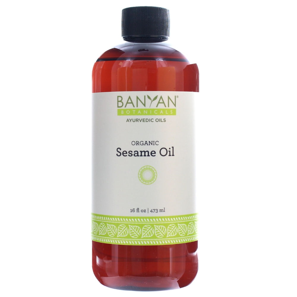 Banyan Botanicals Sesame Oil Organic & Unrefined Ayurvedic Oil for Skin, Hair, Oil Pulling