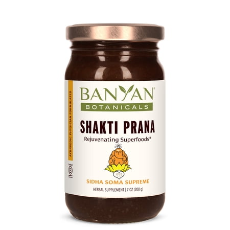 Banyan Botanicals Shakti Prana – Superfood Wellness Blend with Ayurvedic Herbs – Natural Energy Supplement for Vitality and Well-Being* – 7.9 oz – Gluten Free, Non-GMO, Sustainably Sourced
