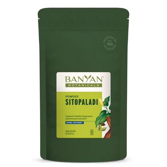Banyan Botanicals Sitopaladi Powder – Organic Immune Support Supplement – Ayurvedic Formula for Healthy Lungs and Respiration* – 1/2lb. – Sustainably Sourced Non-GMO Vegan