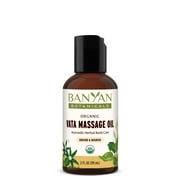 Banyan Botanicals Vata Massage Oil   Organic Herbal Massage Oil for Calm & Relaxation   Ayurvedic Oil with Organic Ashwagandha Withania Somnifera   2 oz   Non-GMO Sustainably Sourced Abhyanga Oil