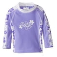 thumbnail image 1 of Banz RL-PUW2 Girls Long Sleeve Rash Top, Galaxy Grape - Size 2, 1 of 2