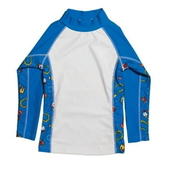 Banz S15RL-CB-6 2015 Long Sleeve Rash Guard, Coolgardie Blue - Size 6