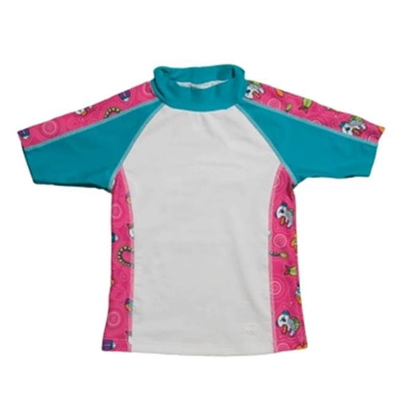 Banz S15RS-CP-6 2015 Short Sleeve Rash Guard, Coolgardie Pink - Size 6