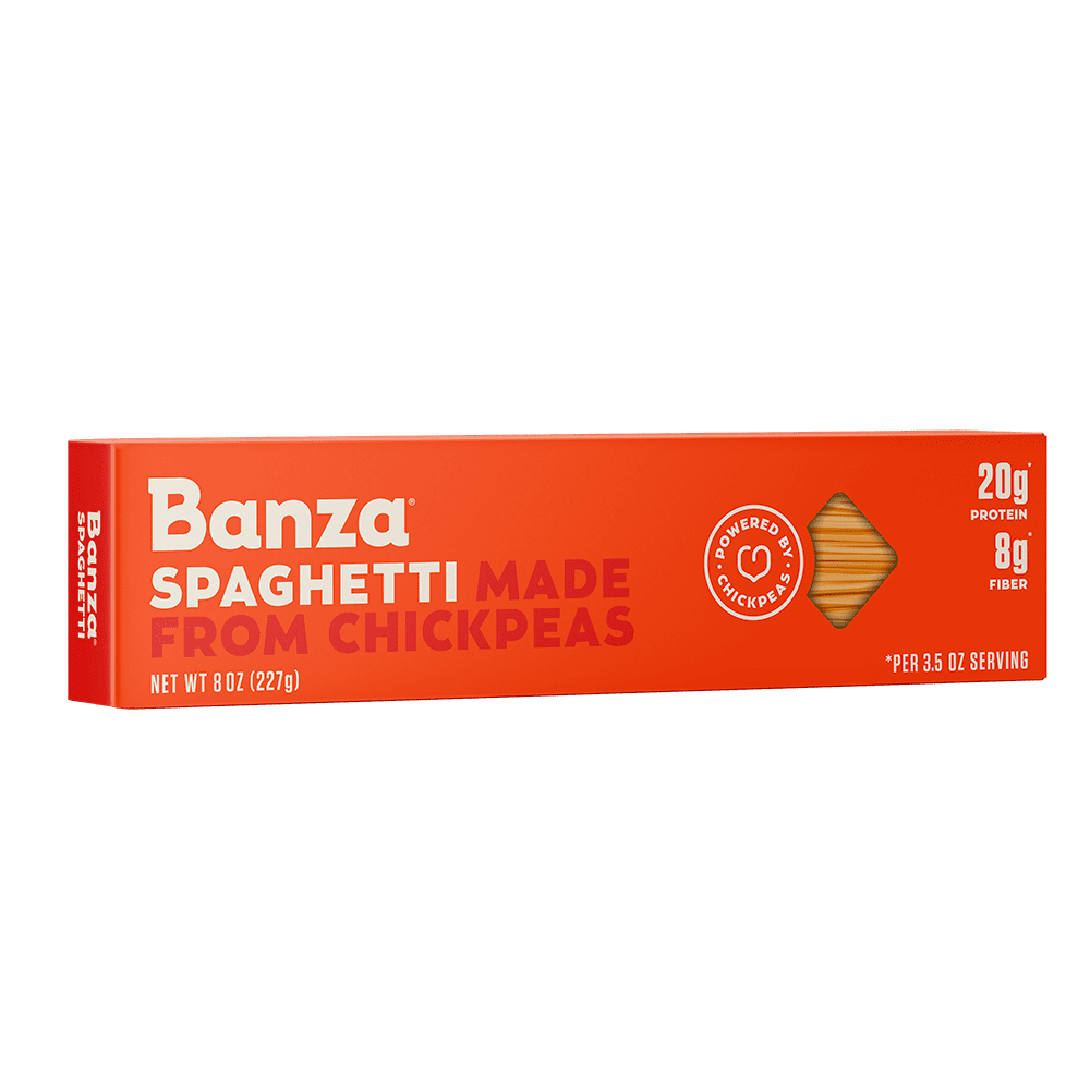 Banza Gluten Free Spaghetti Dry Pasta Made from Chickpeas, 8 oz