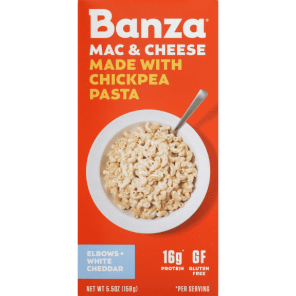 Banza Mac & Cheese Made With Chickpea Pasta