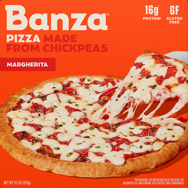 Banza Margherita Pizza Protein, Gluten Free, 10.9oz