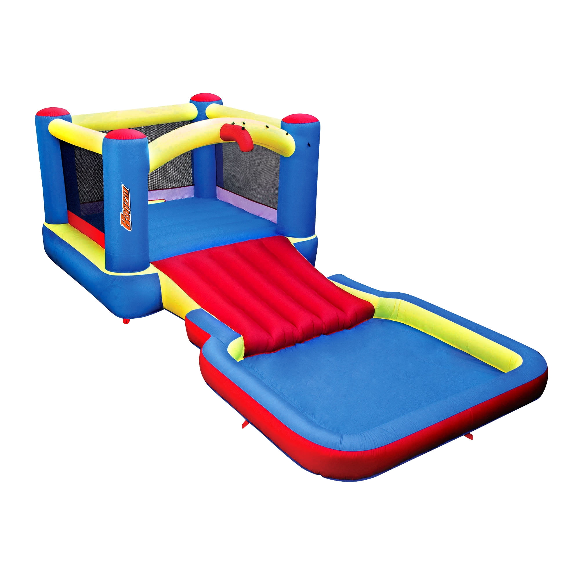 Multicolor Heavy Duty Inflatable Water Park with Slide and Bounce House