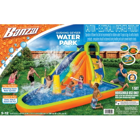 Banzai Inflatable Gushing Geyser Water Park