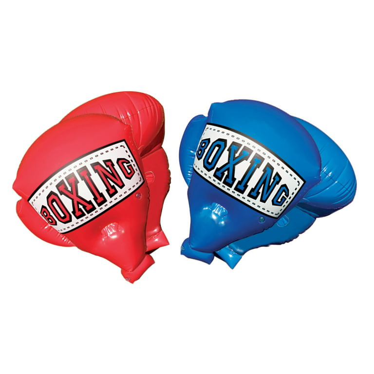 Banzai Inflatable Mega Boxing Gloves for Kids - Colors Vary (Red/Blue) 