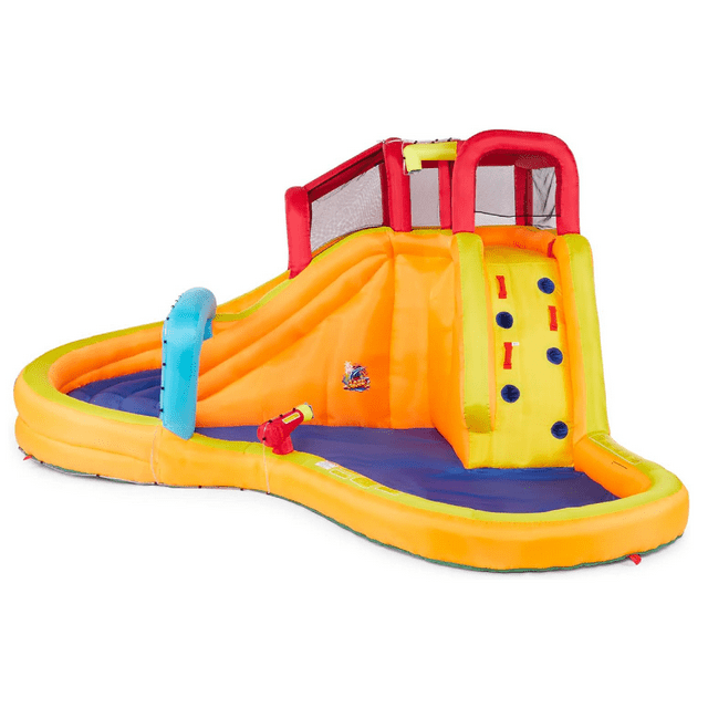 Banzai Kids Inflatable Outdoor Lazy River Adventure Water Park Slide & Pool