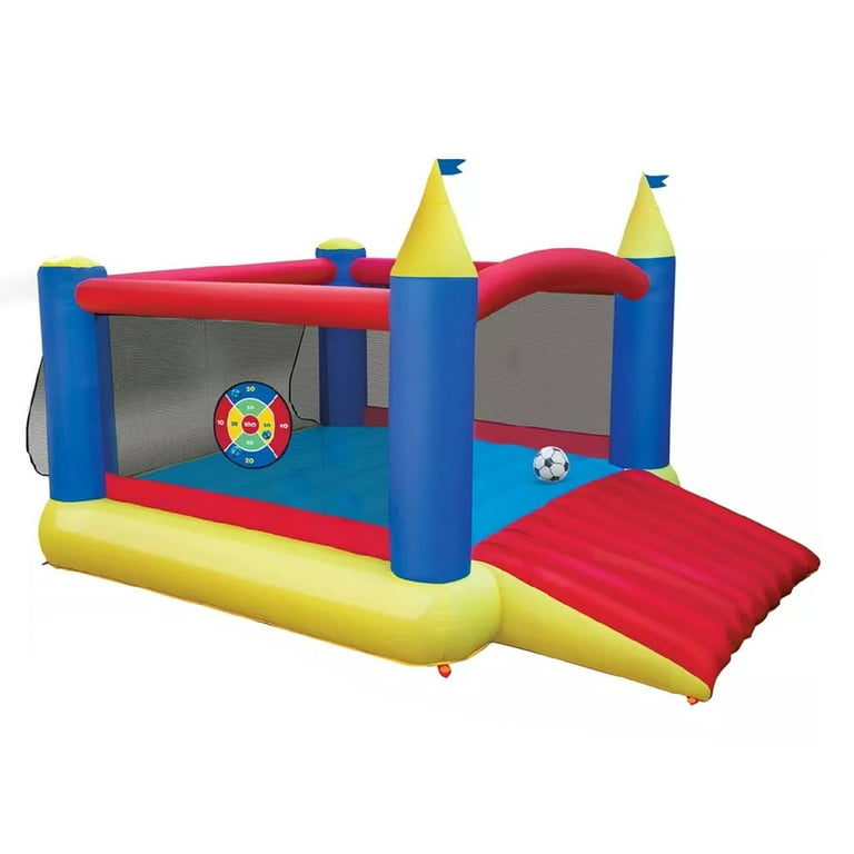 Banzai Slide 'n Score Bouncy Outdoor Toddler Activity Bouncer w