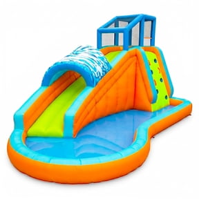 Banzai Surf Rider Inflatable Water Slide Splash Park - Outdoor Kids Playset