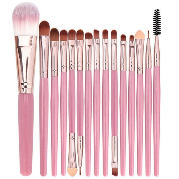 Banzch 15 Pcs Makeup Brush Set Tools Make-up Toiletry Kit Wool Make Up Brush Set,Mothers Day Gifts