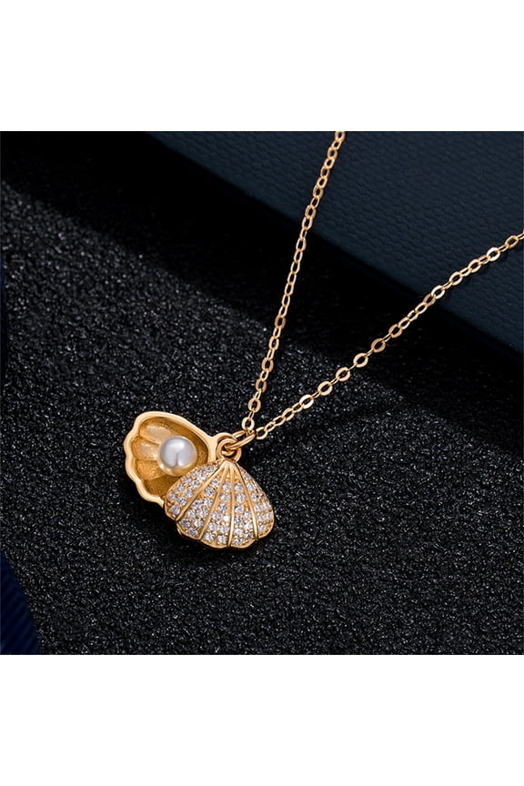 2024 Fashion Shells Pearl Necklace For Women Gril Wonderful Gift,Mothers Day Gifts