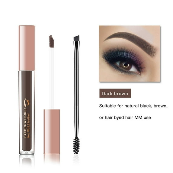 Banzch Four-Color Liquid Eyebrow Cream, And Non-Slour Eyebrow Liquid, Light Brown, With Eyebrow Brush, Pulling Eyebrow 8ml,Mothers Day Gifts