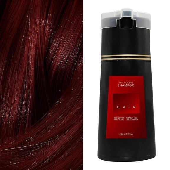 Banzch Hair Dye Shampoo,Hair Instant Dye Shampoo Black Hair Dye Shampoo,Natural Plant Hair Dye Shampoo,Hair Color for Gray Hair Coverage,Long Lasting Hair Color Shampoo for Men & Women
