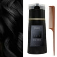 thumbnail image 1 of Banzch Hair Dye Shampoo,Hair Instant Dye Shampoo Black Hair Dye Shampoo,Natural Plant Hair Dye Shampoo,Hair Color for Gray Hair Coverage,Long Lasting Hair Color Shampoo for Men & Women，Black+Comb, 1 of 6