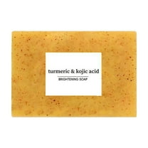 Banzch Lemon Turmeric Soap, Turmeric Soap Tablets for Face and Body Cleansing, Shower Soap with Natural Extracts, Firming Pores and Reducing Pigments for Healthy Skin 80g