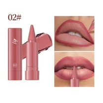 Banzch Matte Lipstick Lip Liner Pencil, 2-in-1 Lipstick and Lip Line Waterproof Makeup, 6-Color Set with Long-Lasting Smudge Proof Contour for Women 1.2g