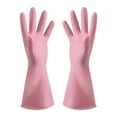 thumbnail image 1 of Banzch Rubber Kitchen Dishwashing Gloves -Household Cleaning Gloves, Reusable Dishwashing Cleaning Gloves, Food Grade Non-Slip Household Kitchen Gloves (Pack Of 1Pairs), 1 of 5