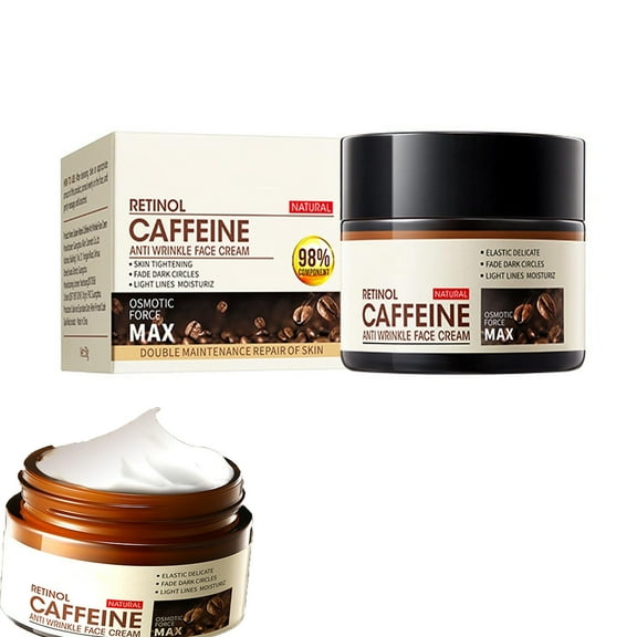 Banzch SADOER Hydrating Retinol Caffeine Anti-Wrinkle Cream,Caffeine Eye Cream for Dark Circles And Puffiness, Caffeine Anti-Wrinkle Stay-Up Skin Care Eye Cream,Anti Wrinkle Cream,1PCS