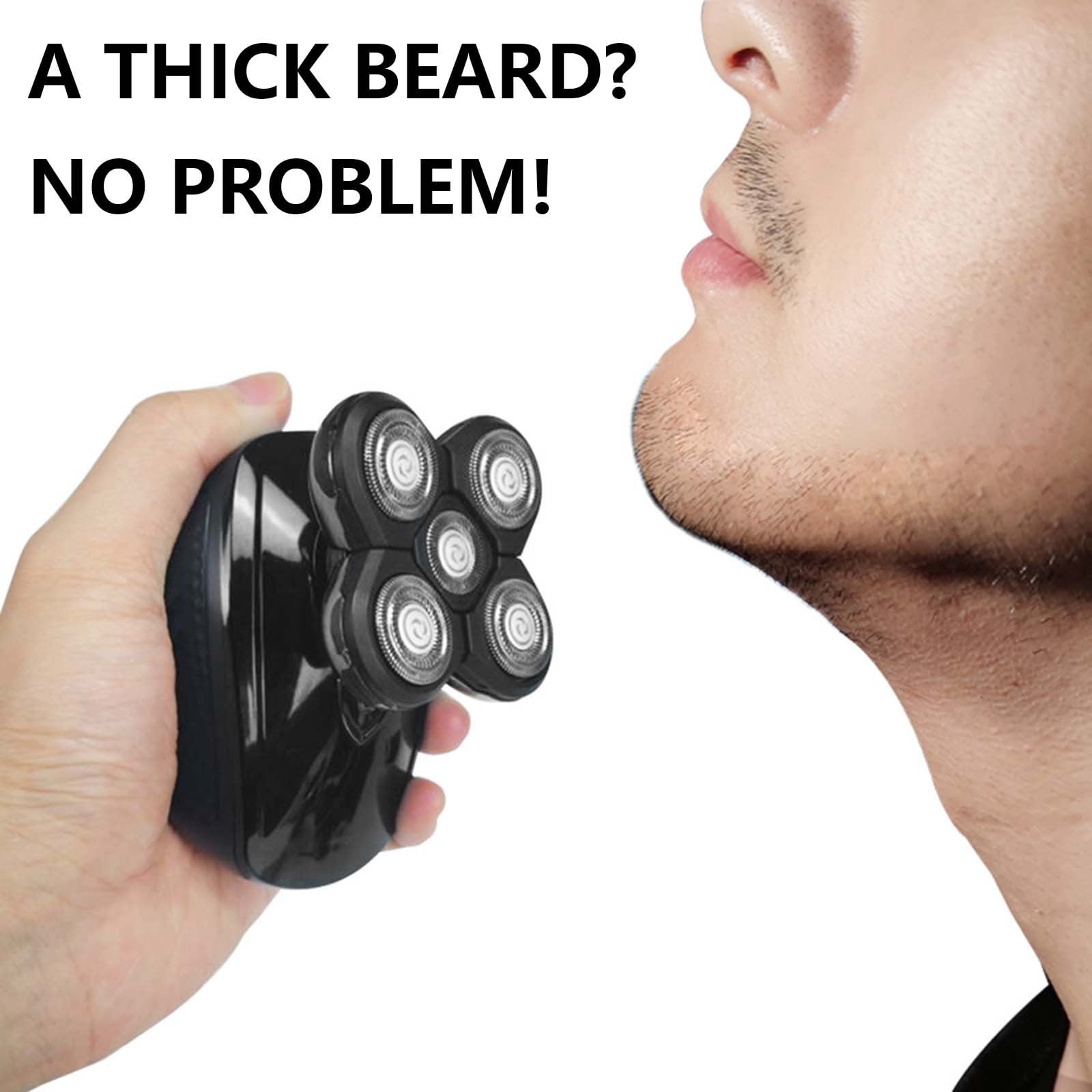 Banzch Shaver With Shaver Head, Electric Shaver, Water Washing And Shaving Blade, 5 Blade,Mothers Day Gifts
