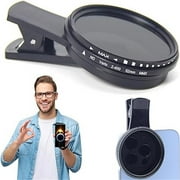 Banzch Solar Eclipse Camera Lens Filter, Solar Eclipse Filter Enhancing Photo Lens,Removable Solar Eclipse Camera Filter Works with Any Mobile Phone, for Camera Eliminate Reflections