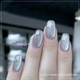 thumbnail image 1 of Banzch White Ceramic Eye Nail Polish Glue Sparkling Stone Porcelain White Nail Oil Glue 8ml,Mothers Day Gifts, 1 of 3