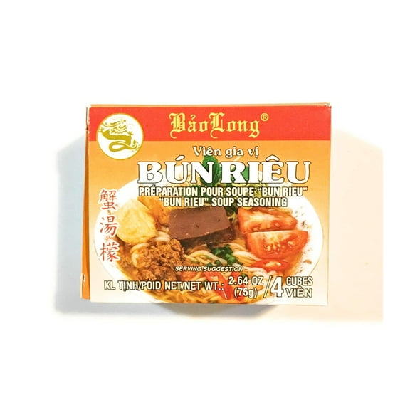 Bao Long Mini Bun Rieu Soup Seasoning 2.64 Oz(3 Pack)