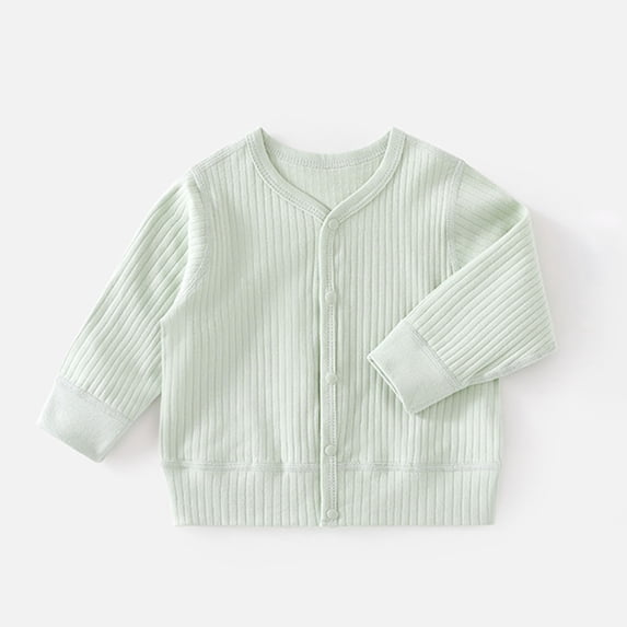 BaoFuBaoMei Fall Sweaters for Boys Girls Back to School Soft Knit Solid Color Long Sleeve Jacket Button Slim V Neck Outfits for School Daily Wear Outdoor