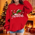 thumbnail image 1 of BaoFuBaoMei Hoodies for Boys Girls Christmas Merry Christmas Long Cuffed Sleeve Sweatshirt Tops with Pockets Loose Hooded Fall Clothes for Christmas Dinner Vacation Holiday, 1 of 8