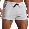 thumbnail image 1 of BaoFuBaoMei Mens 2 Inch Inseam Shorts Big and Tall Solid Drawstring Workout Shorts Summer Casual Shorts, 1 of 5